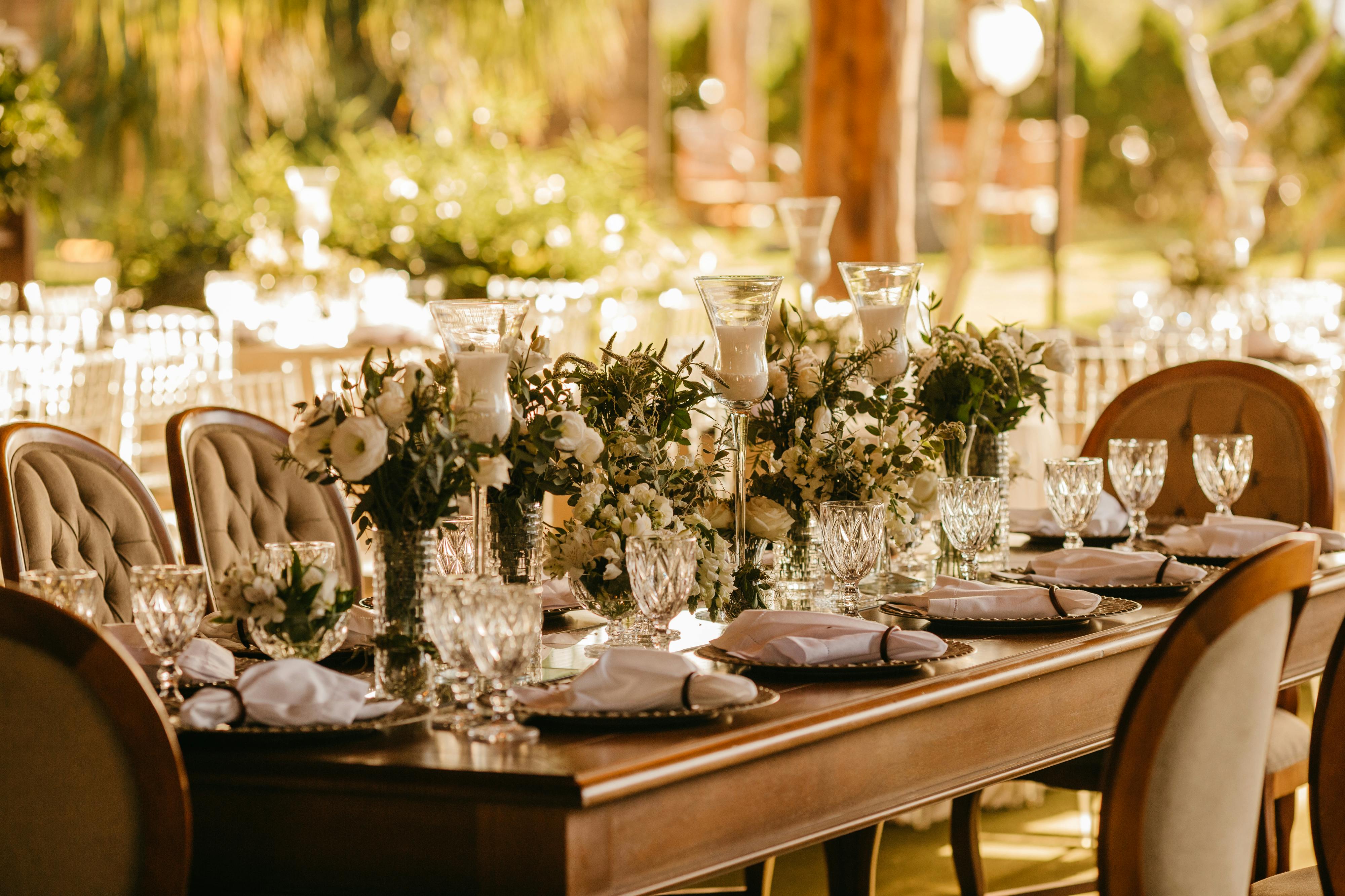 Elegant event decoration background